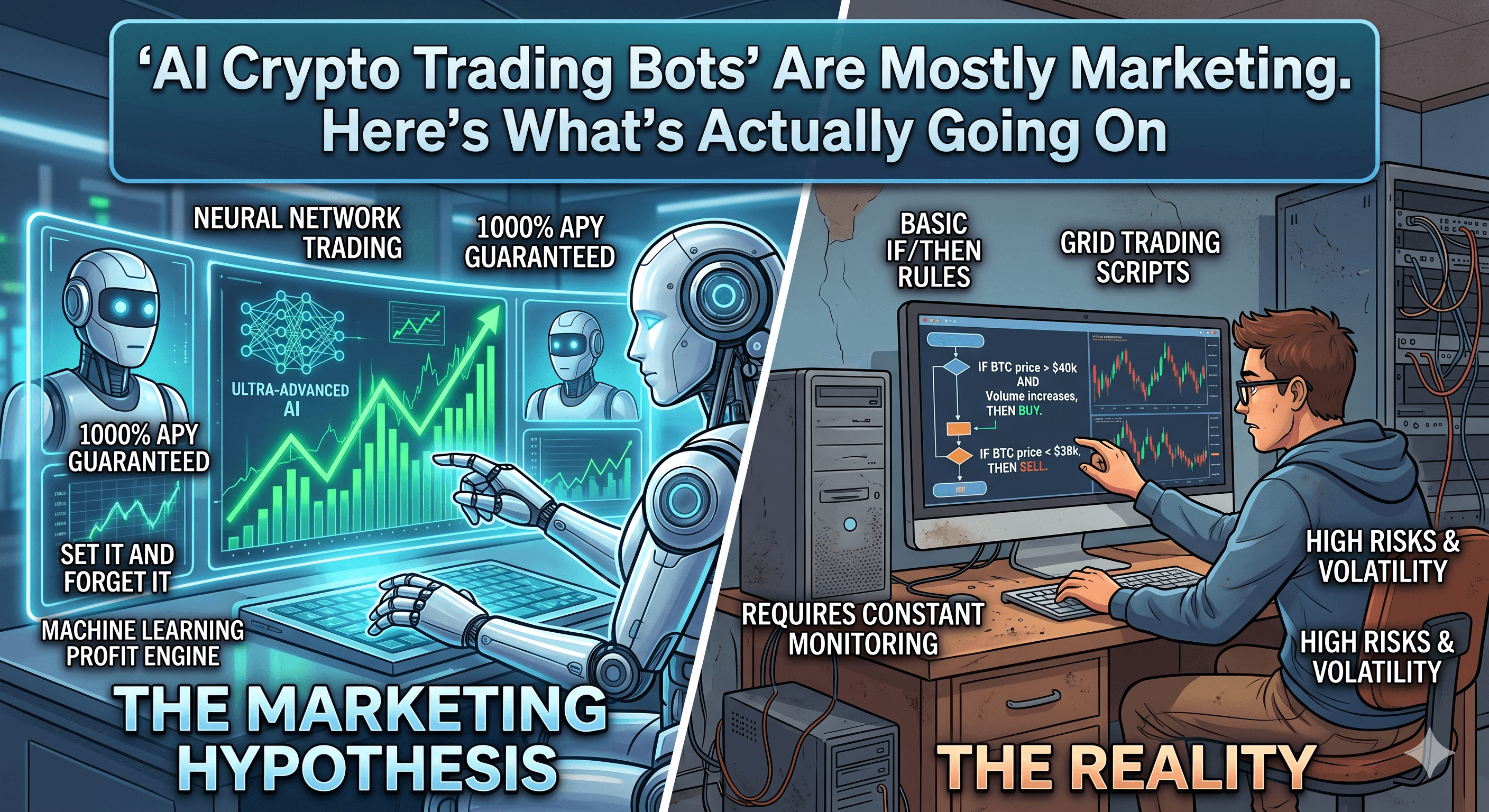 AI Crypto Trading Bots - Are Mostly Marketing. Here's What's Actually Going On.