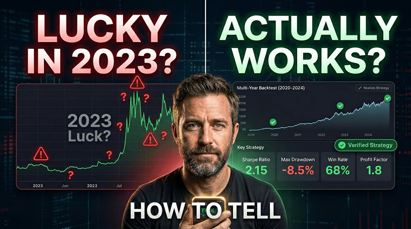 How to Tell If a Crypto Trading Bot Strategy Actually Works (Or Just Got Lucky in 2023)