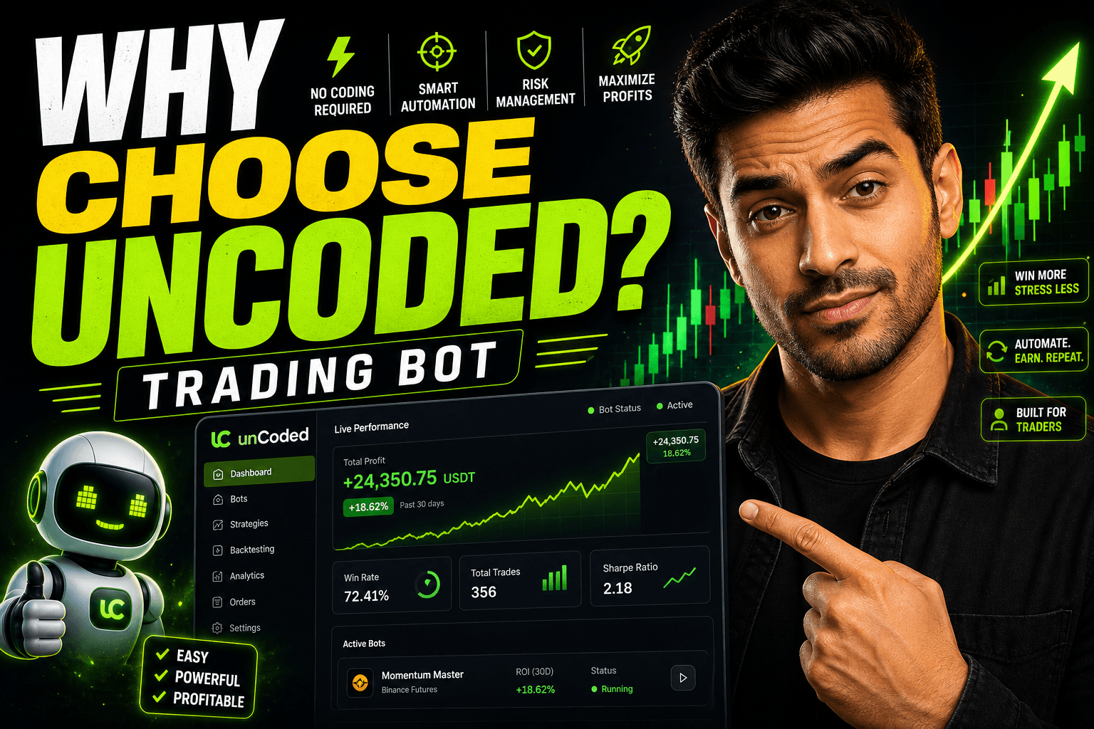 Why Choose unCoded Trading Bot