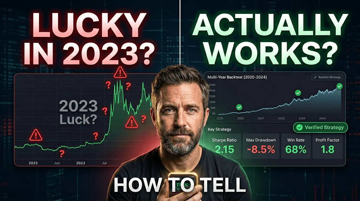 How to Tell If a Crypto Trading Bot Strategy Actually Works (Or Just Got Lucky in 2023)